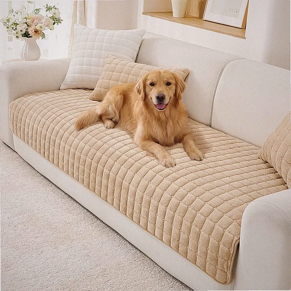 Washable Couch Covers for Dogs, Sectional Sofa Covers for Pets, Pet Friendly...