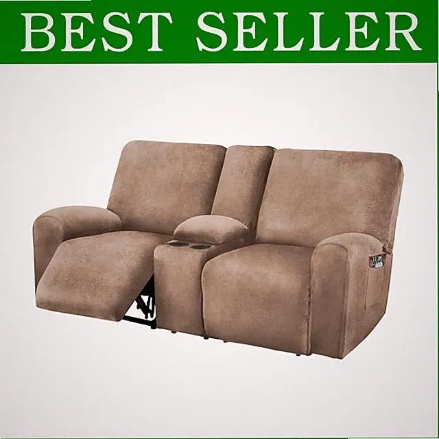 Washable Reclining Love Seat Slipcover