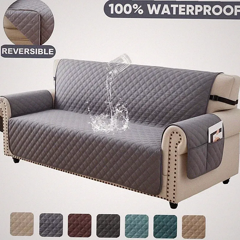 Washable Reversible Sofa Cover Recliner protector Pet Friendly Living Furniture