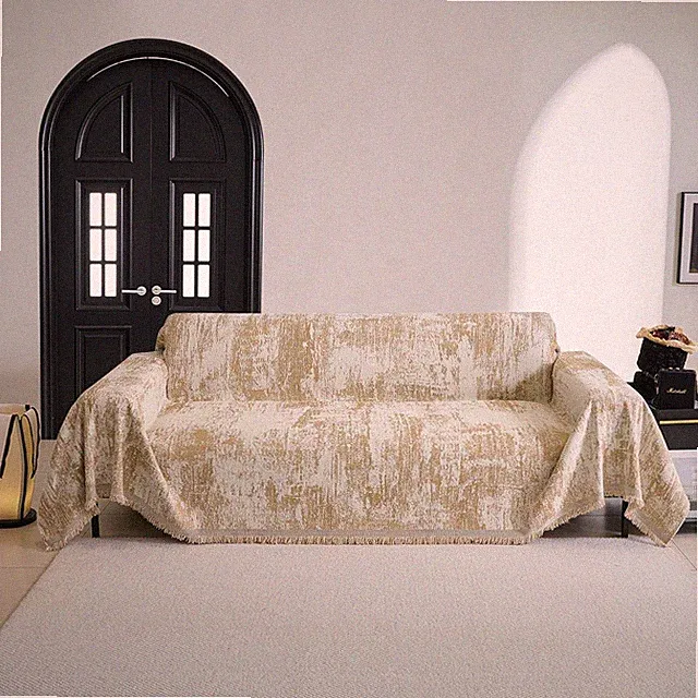Washable Sectional Sofa Cover for Pets, Abstract Geometric, 91" x 150