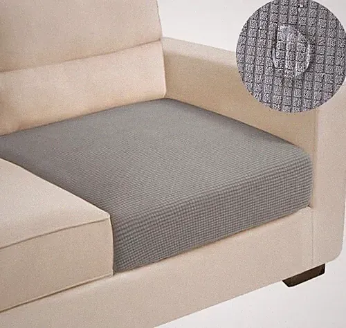 Water Repellent Sofa Cushion Cover, Stretch Sectional Couch Covers Separete