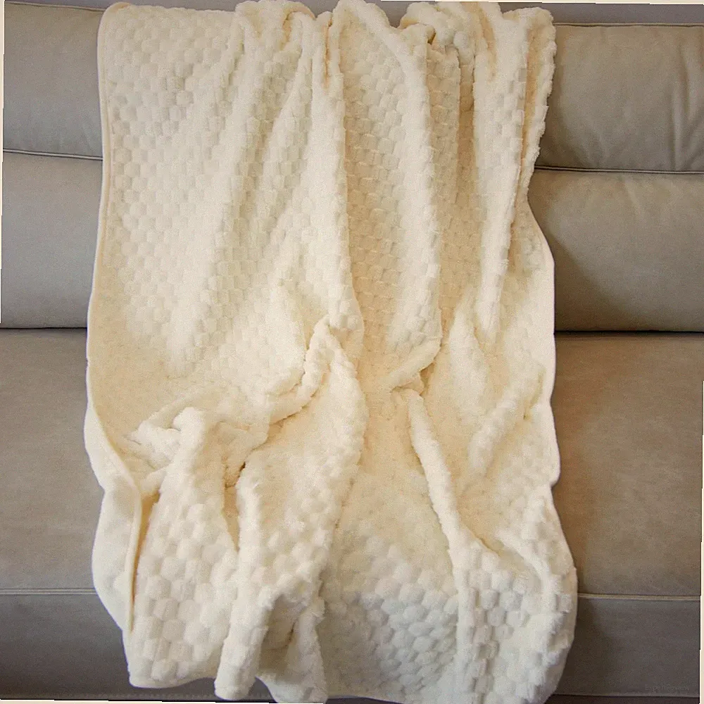 Water Resistant Blanket for Bed Couch Sofa, Cat/Dog Blanket Waterproof Washab...