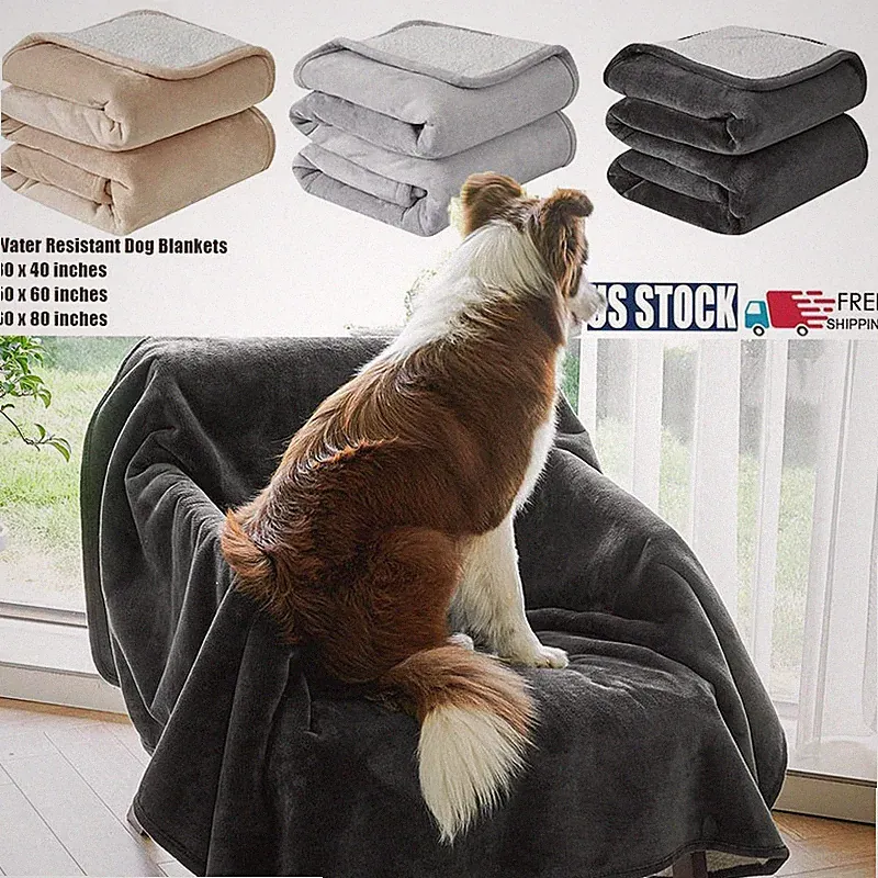 Water Resistant Dog Blankets Sofa Couch Bed Cover Furniture Protector Mat