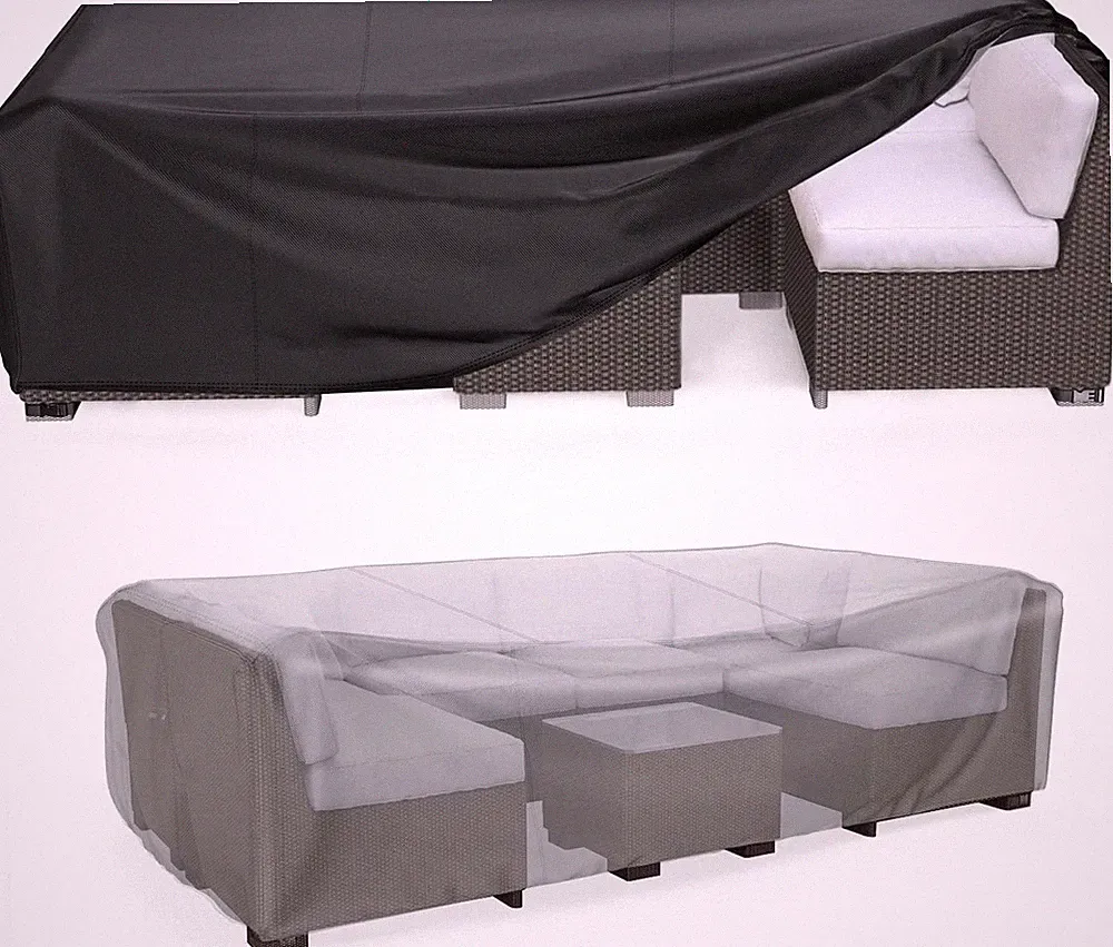 Waterproof 600D Patio Furniture Cover for Sectional Sofa Set 98"L x 78"W