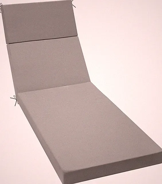 Waterproof Chaise Lounge Cushions for Patio 80"x26"x3 - Outdoor Comfort