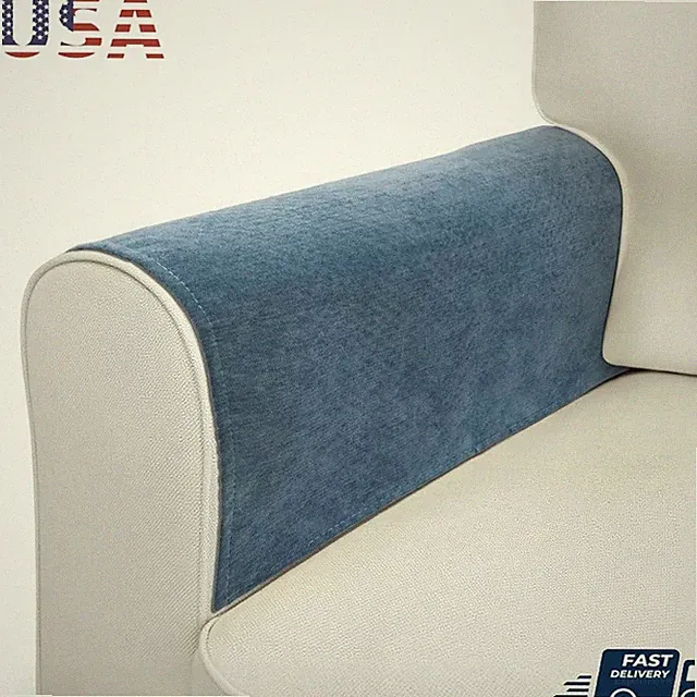 Waterproof Couch Armrest Slipcover Anti-Slip Protector Recliner Loveseat Chair