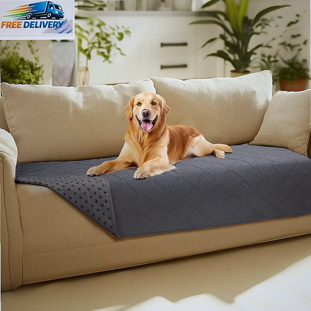Waterproof Couch Cover for Dogs, Non-Slip Pet Sofa Protector