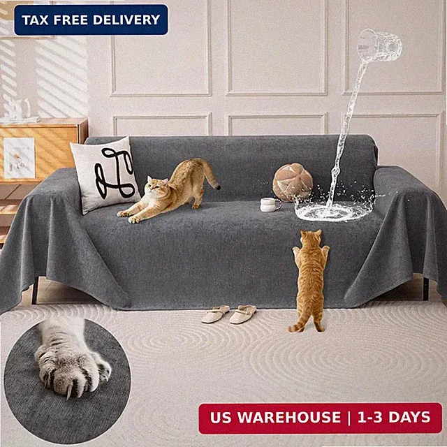 Waterproof Couch Cover for Pets, Couch Protector from Cat Claws | Was