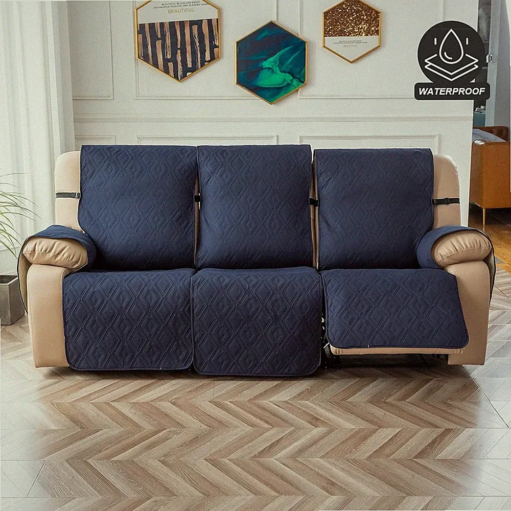 Waterproof Couch Cover for Reclining Couch 3 Seat Recliner Sofa Covers