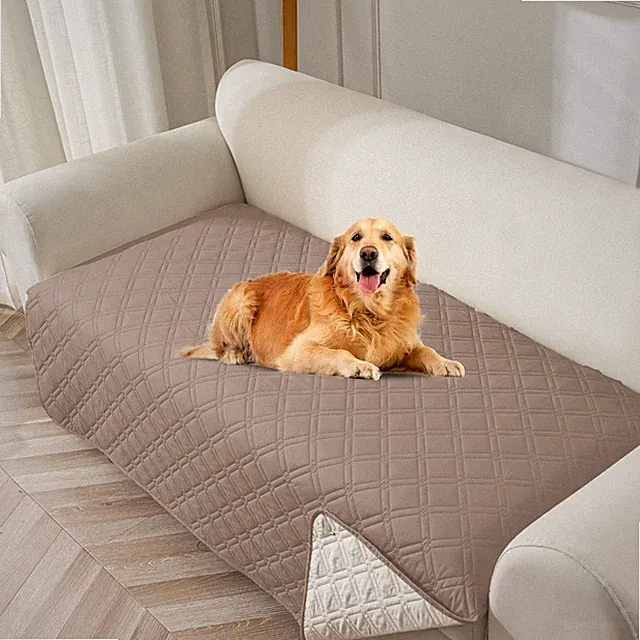 Waterproof Couch Cover, Washable Anti-Slip 86.6 inch Sofa Covers with 4 Cushi...
