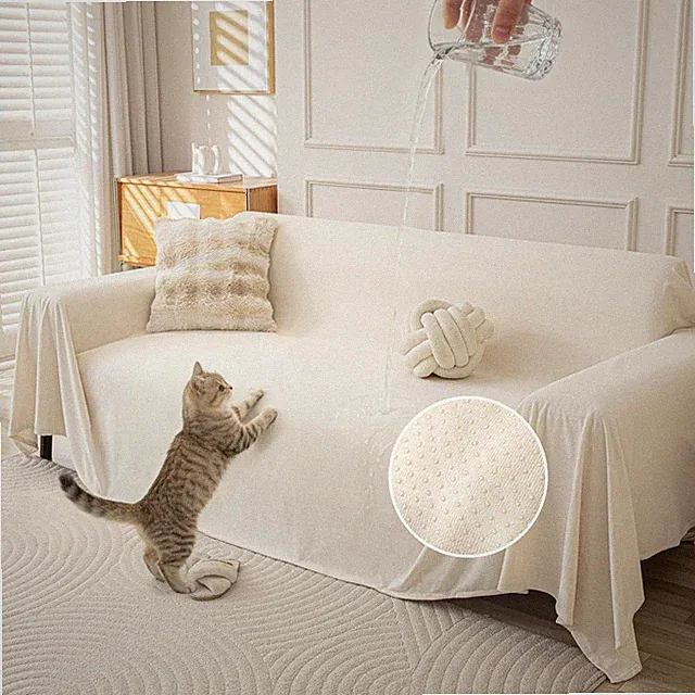 Waterproof Couch Covers for 3 Cushion, Non Slip Cat-Scratch Resistant Sofa Co...
