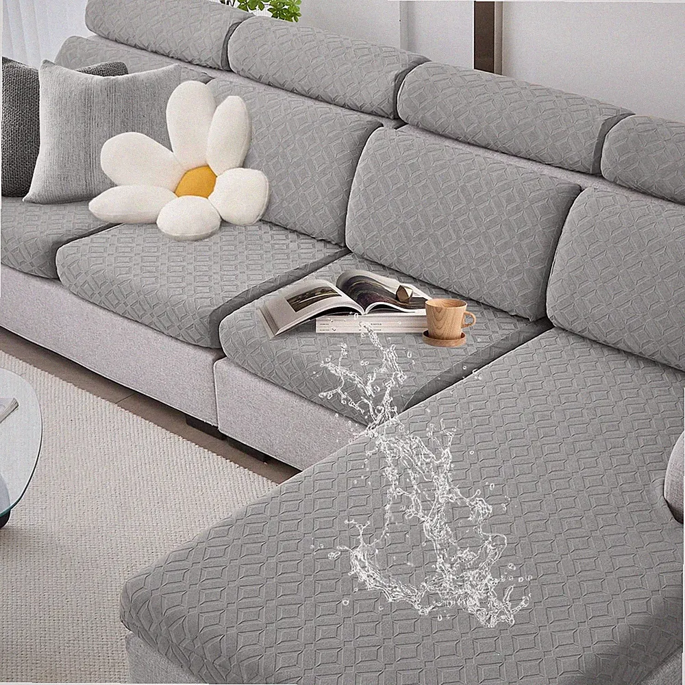Waterproof Couch Cushion Covers for Sectional Sofa L Shape Cover