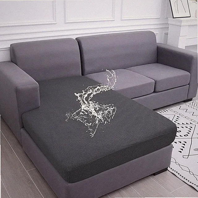 Waterproof Couch Cushion Covers, Sectional Sofa Cushion Slipcovers L Shape, Thic