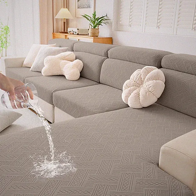 Waterproof Couch Cushion Covers, Waterproof Sectional Couch Covers for Cushio...
