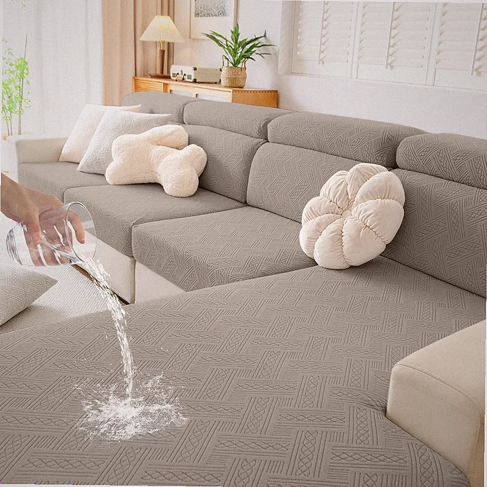 Waterproof Couch Cushion Covers, Waterproof Sectional Couch Covers for Cushio...