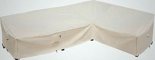 Waterproof Heavy Duty L-Shaped Sectional Sofa Cover 115"x83" - Beige