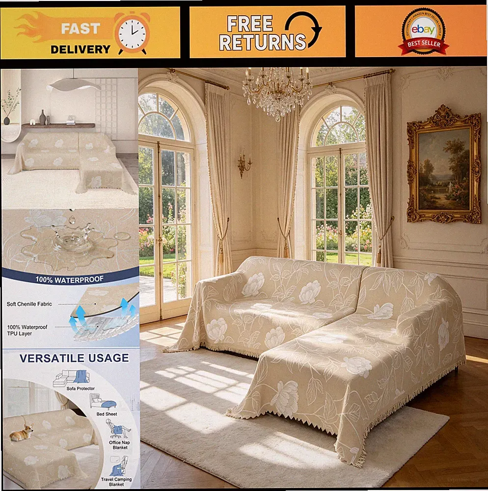 waterproof l shaped sectional couch covers for pets