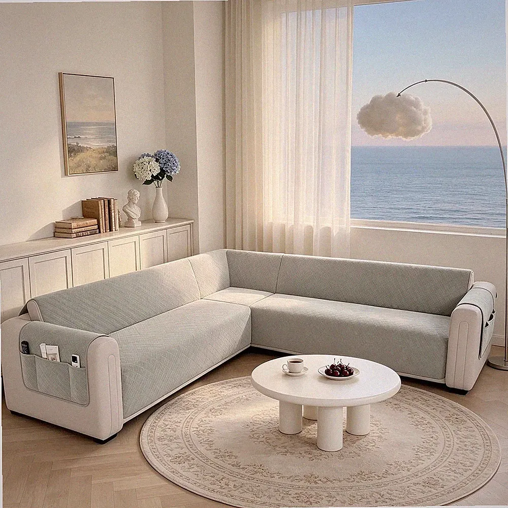 Waterproof L Shaped Sectional Couch Covers for Sectional Sofa