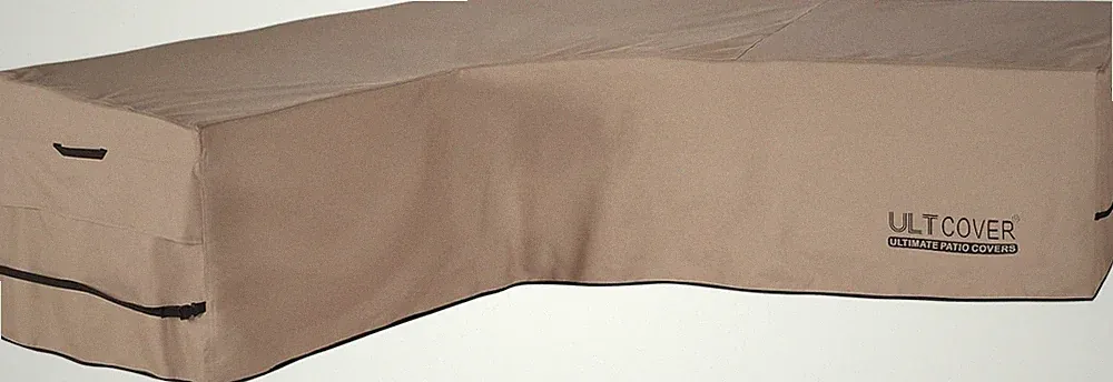Waterproof L-Shaped Sofa Cover for 6-Seater Outdoor Sectional Furniture