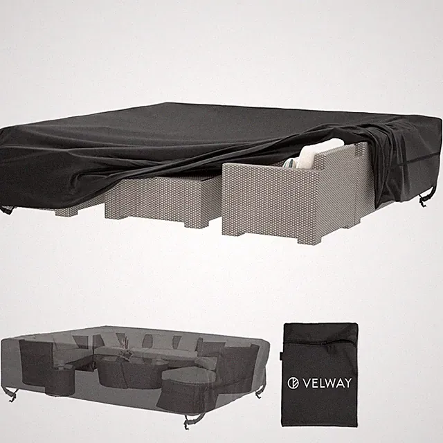 Waterproof Outdoor Sectional Sofa Set Covers Large Patio Furniture Covers