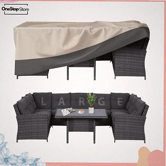 Waterproof Patio Furniture Cover 110x84in Heavy Duty UV Resistant