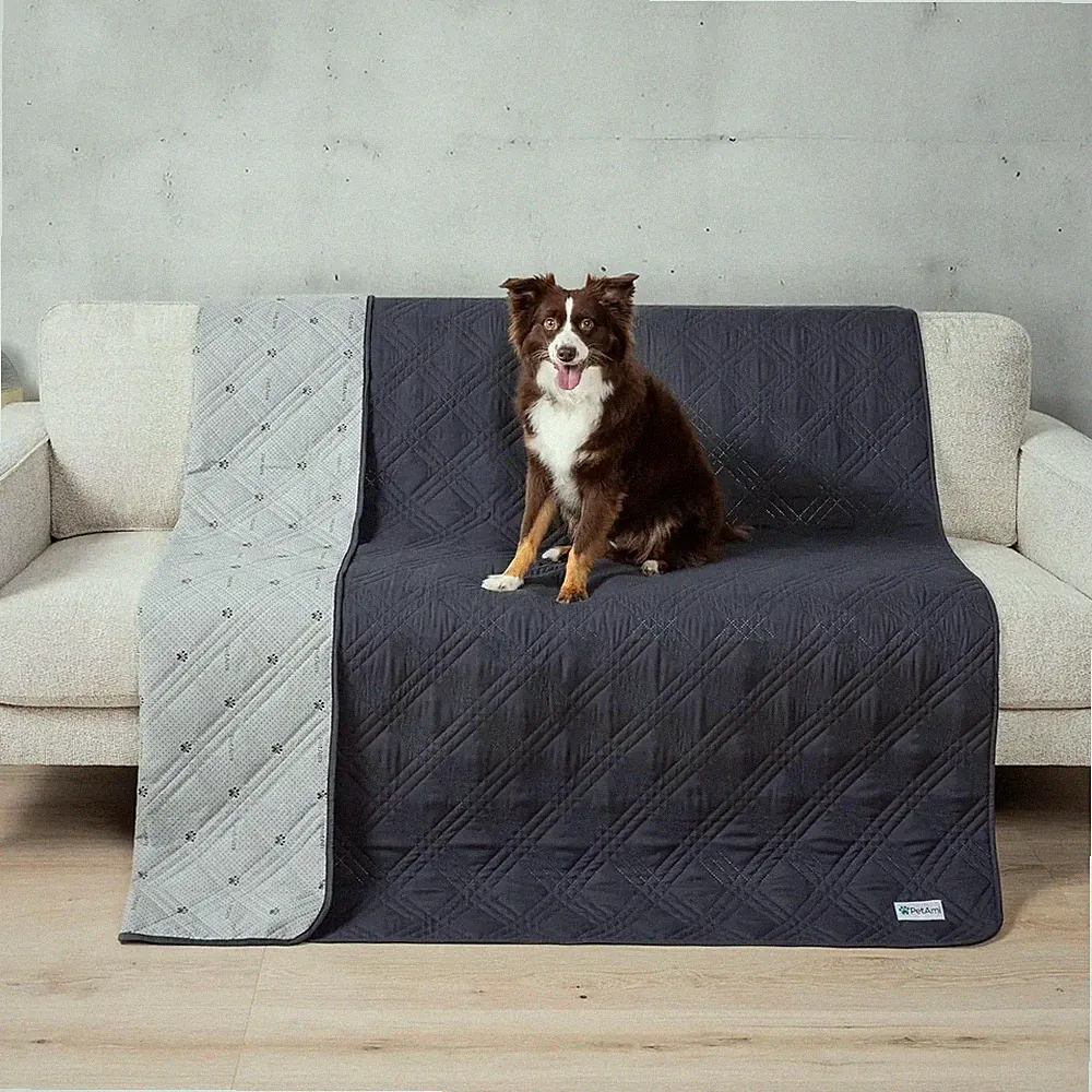 Waterproof Pet Couch Cover Reversible Furniture Protector for Dogs & Cats