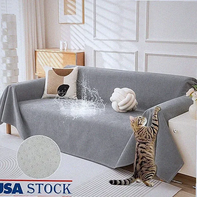 Waterproof Pet Sofa Cover Anti-Slip Scratch Resistant Machine Washable Protector