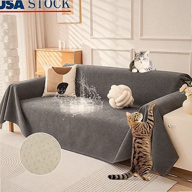 Waterproof Pet Sofa Cover Anti Slip Scratch Resistant Washable Couch Protector