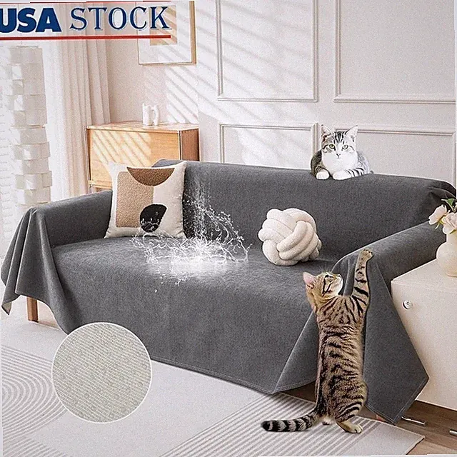 Waterproof Pet Sofa Cover Anti Slip Scratch Resistant Washable Couch Protector