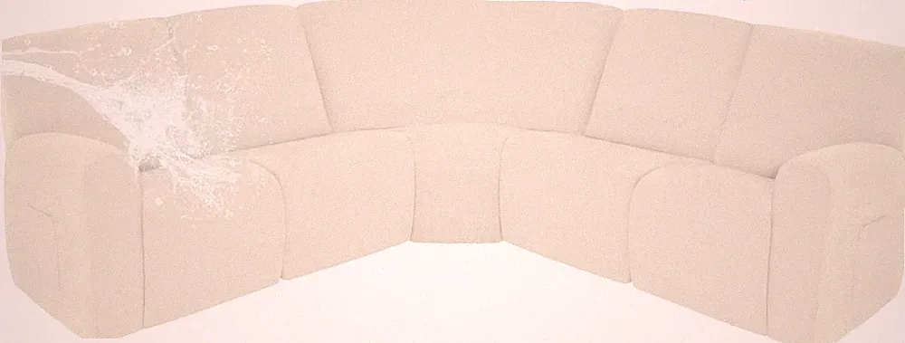 Waterproof Recliner Cover - Stretch Slipcover for Large Sectional Sofas, Beige