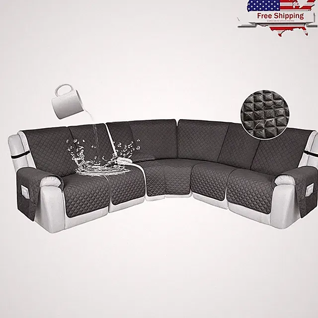 Waterproof Recliner Sofa Cover Anti Slip Pet Friendly Machine Washable Protector
