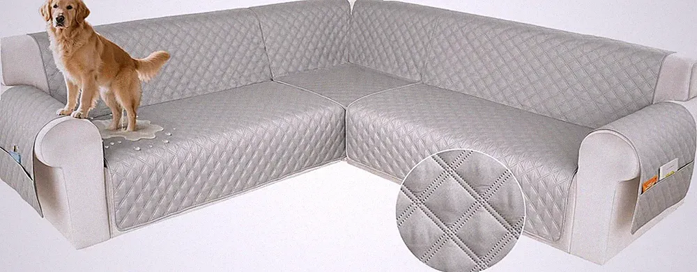 Waterproof Sectional Couch Cover L Shaped Sofa Covers Washable Corner Sectional
