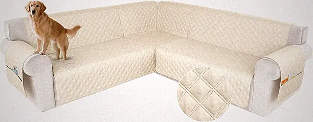 Waterproof Sectional Couch Cover L Shaped Sofa Covers Washable Corner Sectional