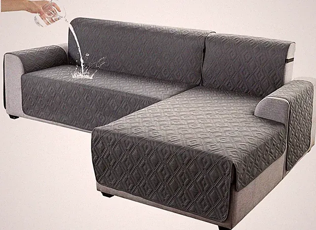 Waterproof Sectional Couch Covers Dogs L Shaped Sofa Covers Chaise Lounge Cover