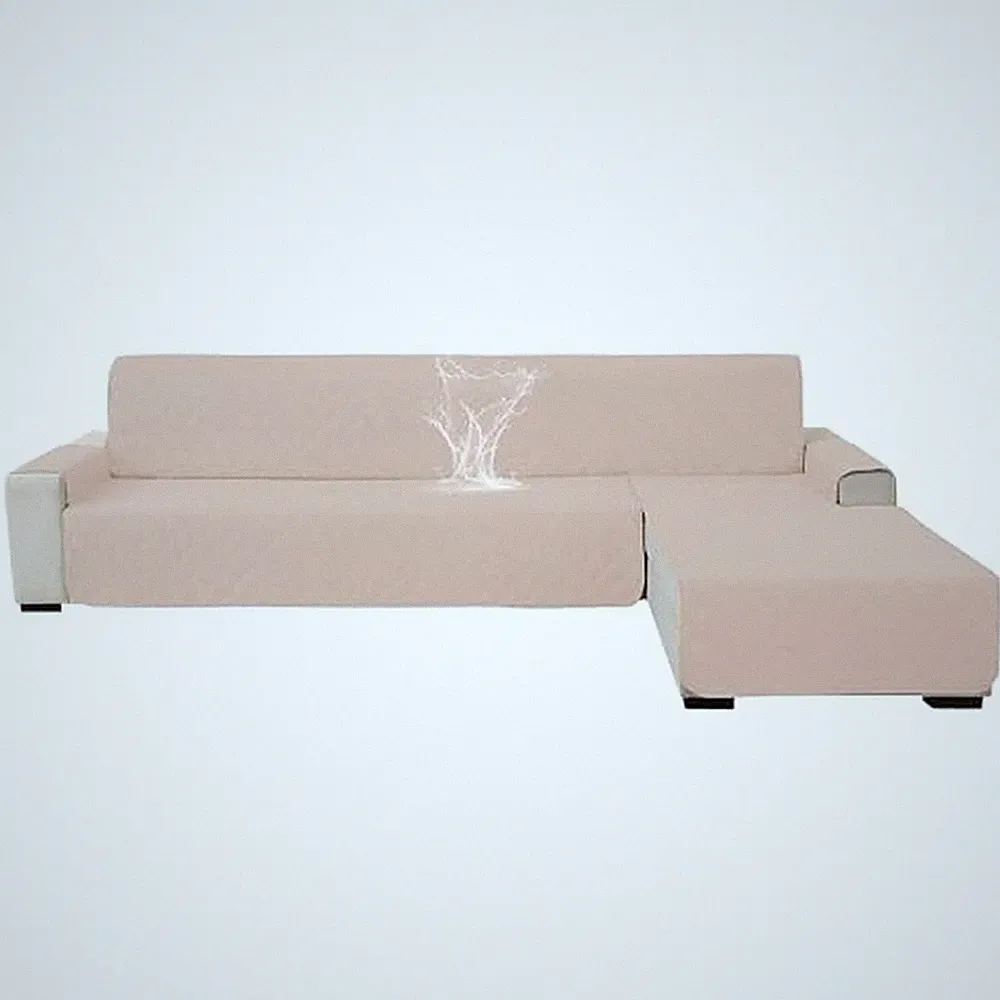 Waterproof Sectional Couch Covers for Dogs (Large, Beige)