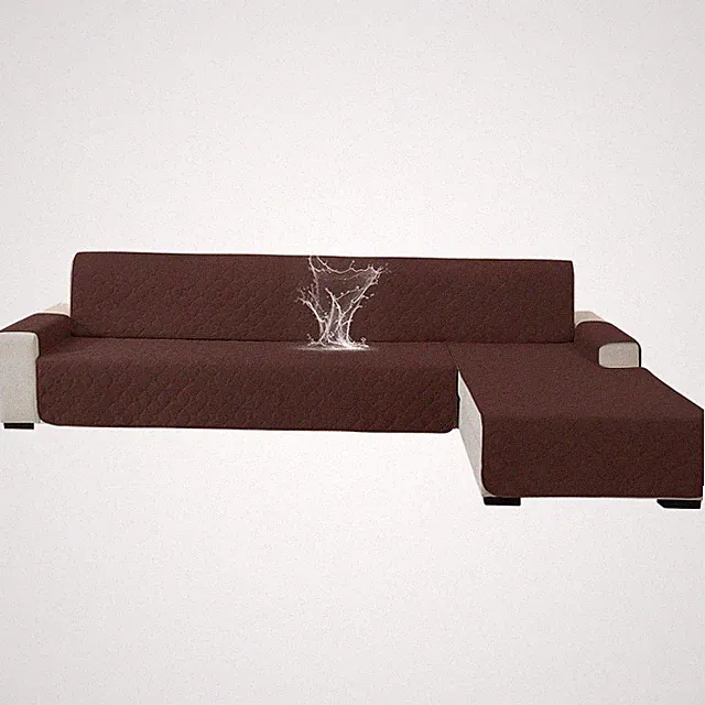 Waterproof Sectional Couch Covers for Dogs (Small, Brown)