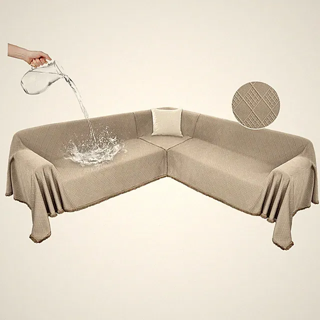 Waterproof Sectional Couch Covers Sectional Sofa Cover L Shaped Corner Sofa S...