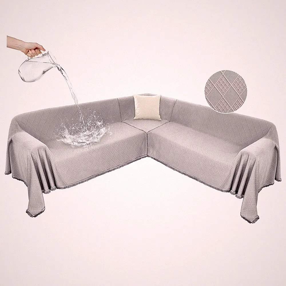 Waterproof Sectional Couch Covers Sectional Sofa Cover L Shaped Corner Sofa S...