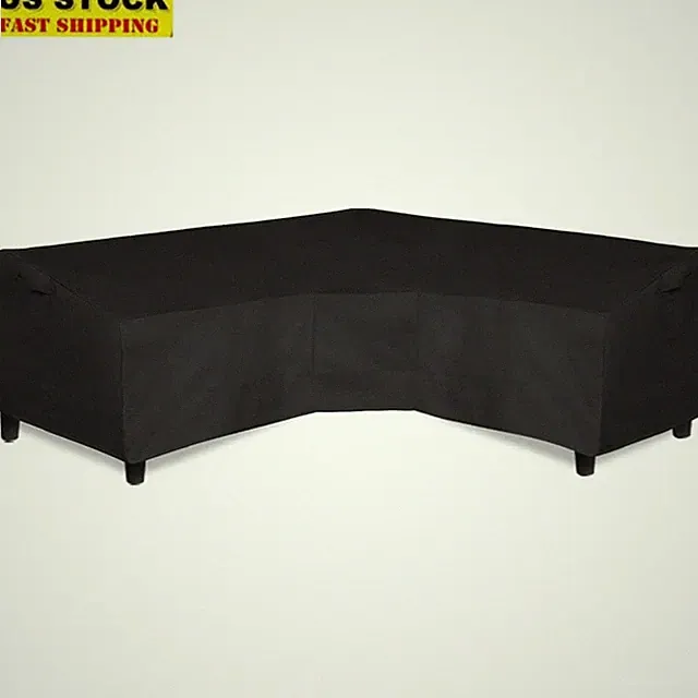 Waterproof Sectional Sofa Cover Outdoor Protector Windproof Oxford Fabric New
