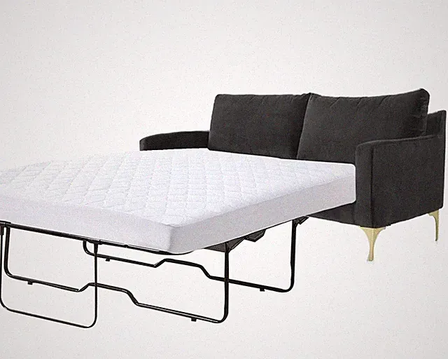 Waterproof Sleeper Sofa Full Mattress (54x72), White