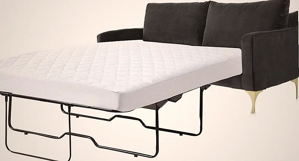 Waterproof Sleeper Sofa Full Mattress (54x72), White
