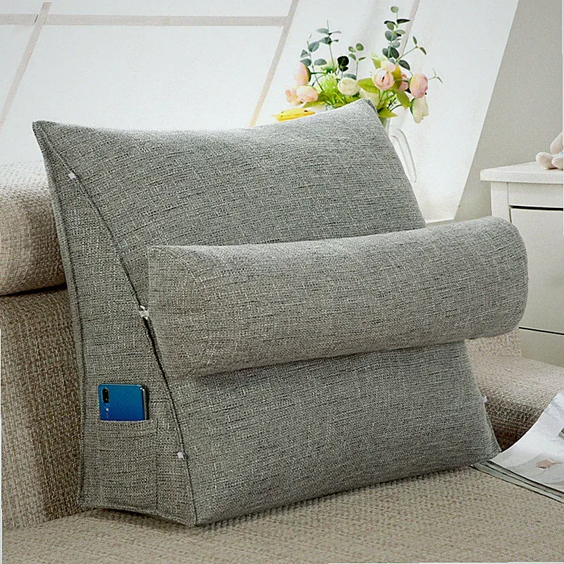 Wedge Reading Bed Sofa Rest Backrest,TV Pillow, Back Wedge Cushion Pillow