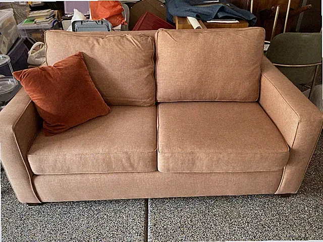 West Elm 66in Sofa— ‘Burnt Umber’