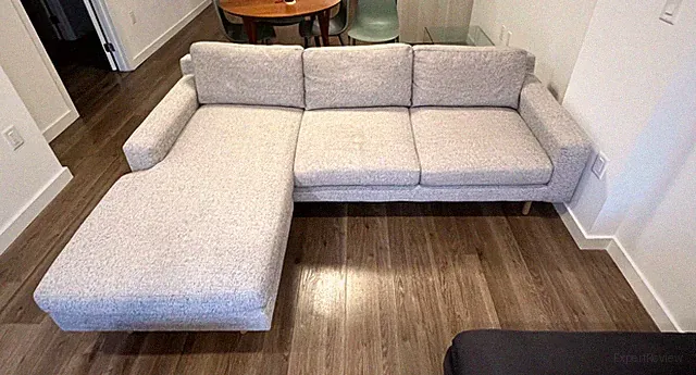 West Elm Couch - Eddy 2-Piece Reversible Sectional (90")