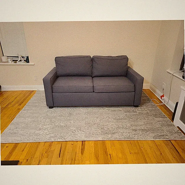 West Elm Deluxe Henry Queen Sleeper Sofa Pull Out Couch, Blue Gray