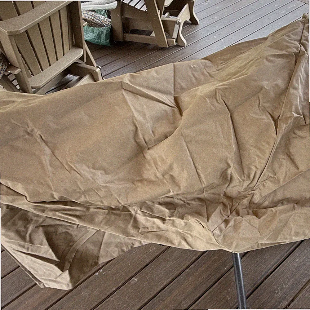 West Elm Porto Sectional Corner Cover Beige Polyester Water Resistant 34x34x14"