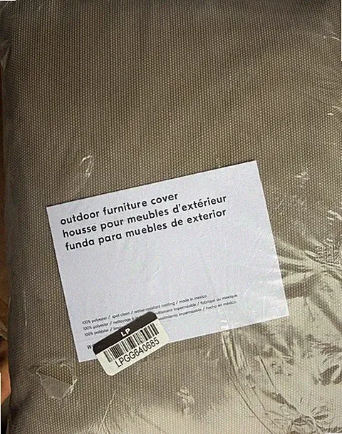 West Elm Portside 65 inch Outdoor Sofa Protective Cover