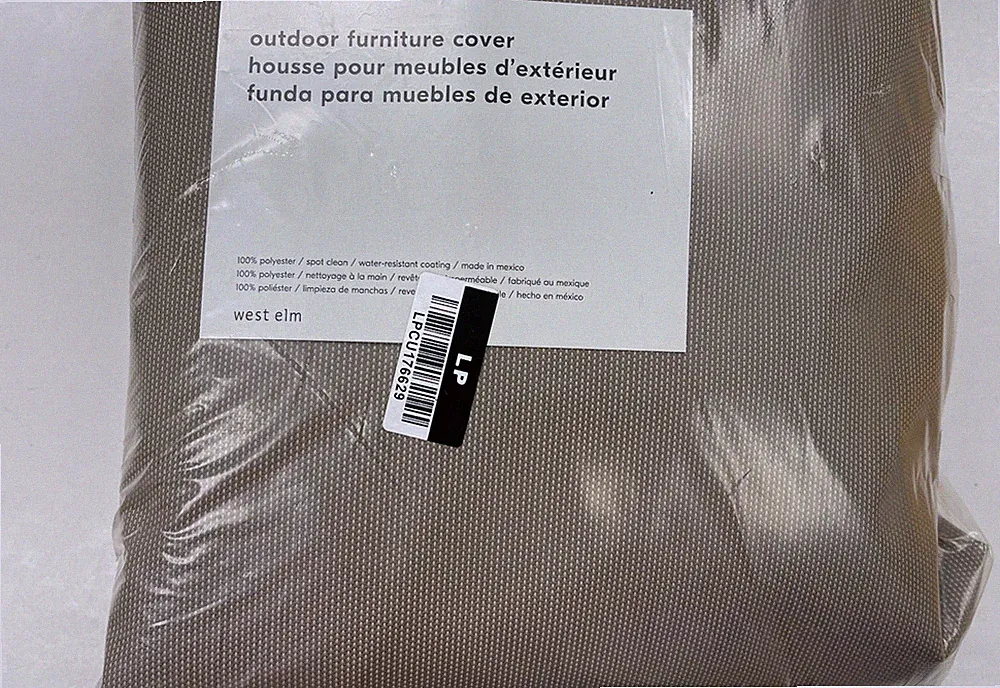 West Elm Santa Fe Slatted Sectional Corner Outdoor Protective Cover
