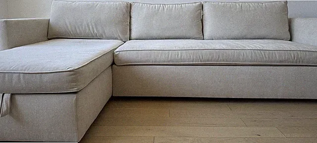 West Elm - Velvet Sand - Sleeper Sofa and Storage
