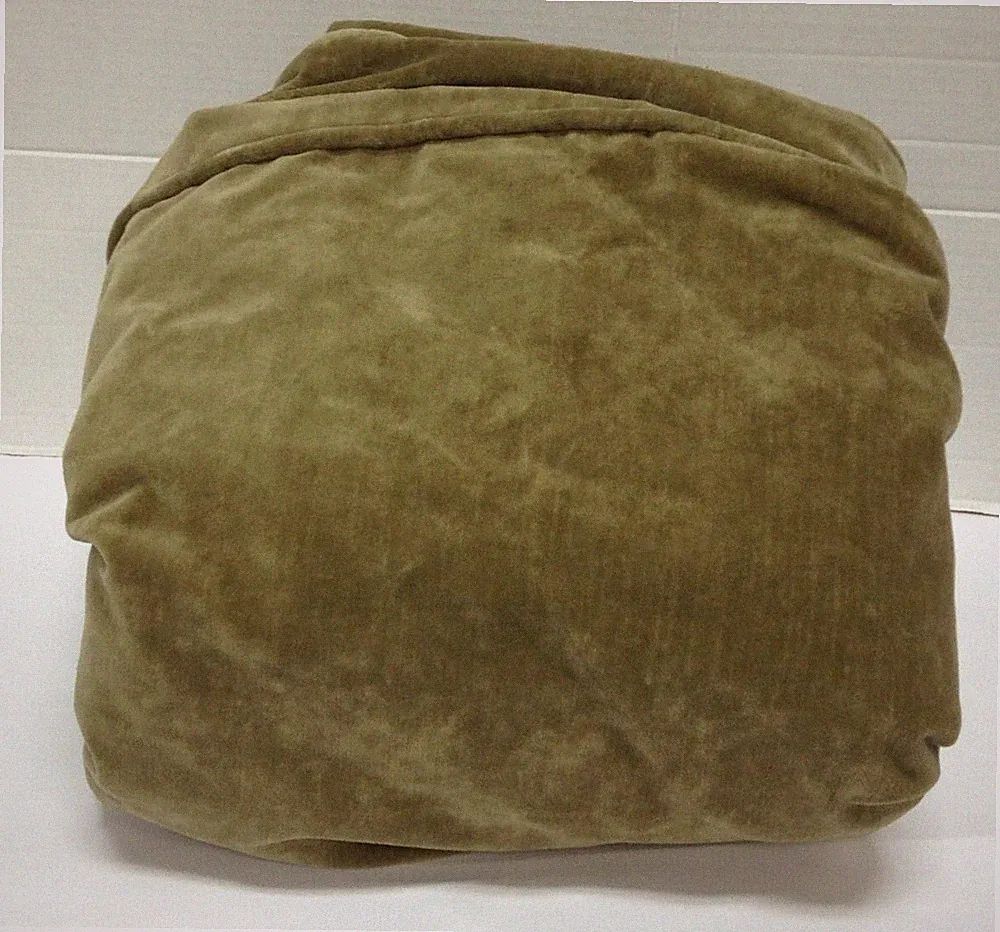 Westport sectional Armless Loveseat SLIPCOVER FRAME ONLY Sage Velvet Marks